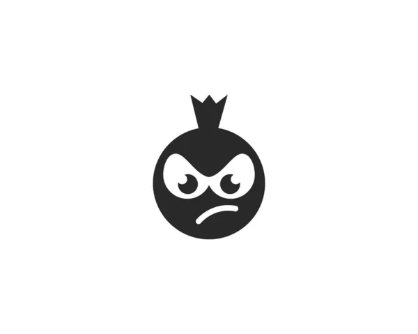 Symbol loga Ninja Face — Stockový vektor