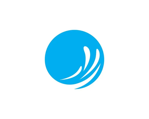 Water splash logo vector — Stockvector