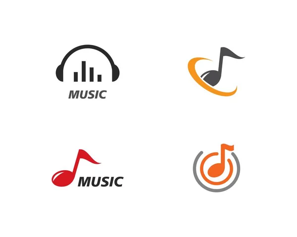 Logotipo musical — Vetor de Stock