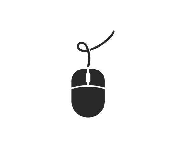 Vettore del logo del mouse del computer — Vettoriale Stock