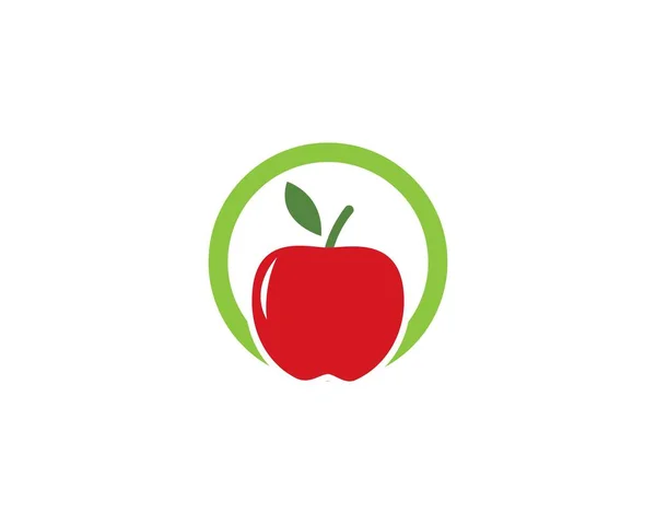 Icono de manzana — Vector de stock