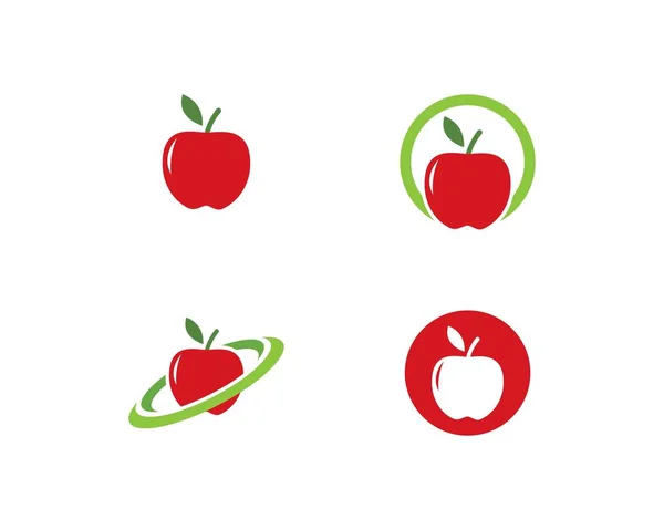 Icono de manzana — Vector de stock