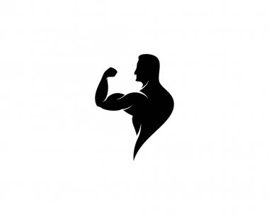 Spor salonu logosu vektör 