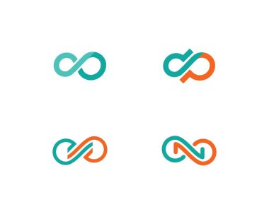 Infinity logo vektör 