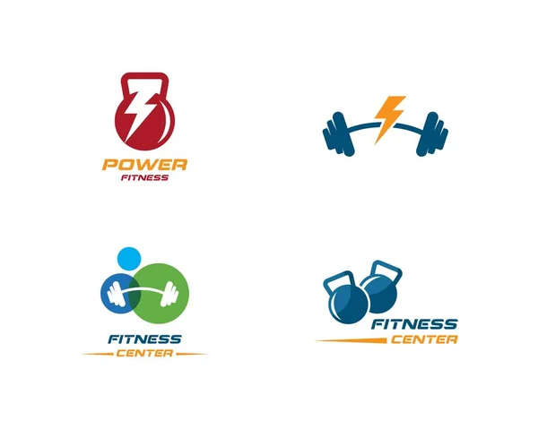 Gym logo vector — Stock Vector