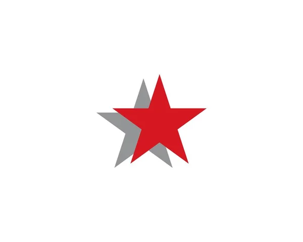 Modelo de logotipo estrela — Vetor de Stock