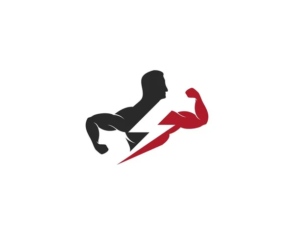 Вектор логотипа спортзала — стоковый вектор