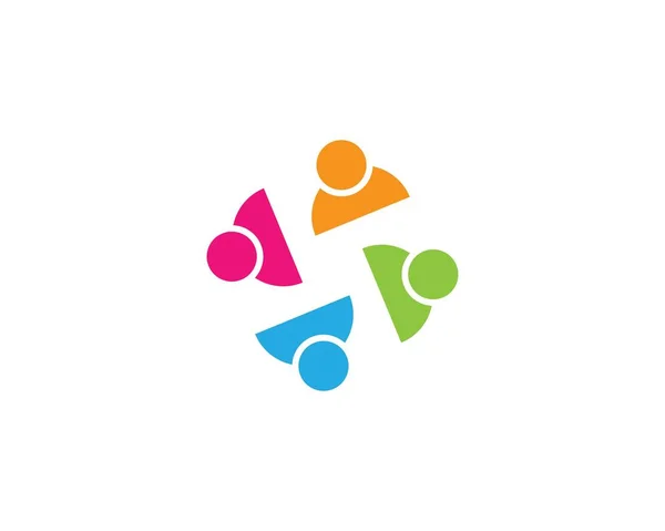 Gemeenschapszorg Logo template — Stockvector