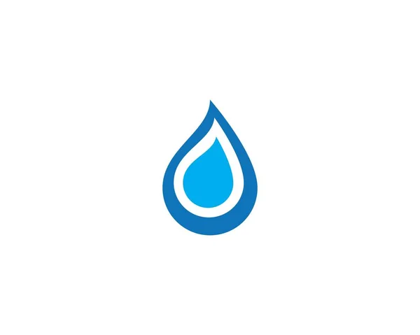 Water drop Logo Template — Stock Vector