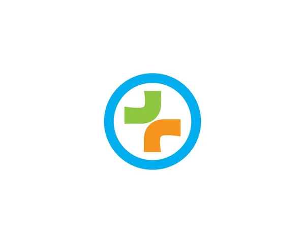 Modèle de logo médical de santé — Image vectorielle