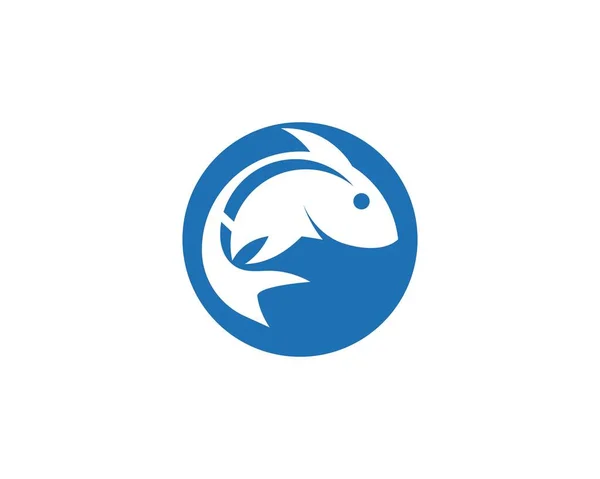 Vis logo sjabloon — Stockvector