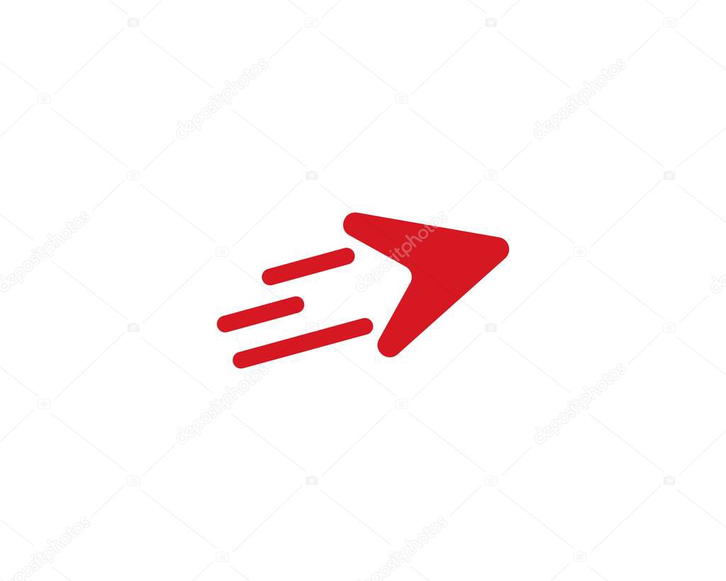 Faster Logo Template vector icon illustration design