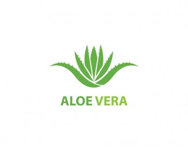 Aloe vera logo vektörü