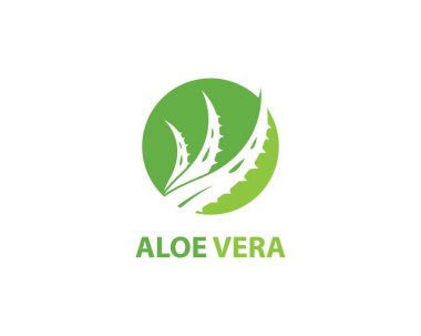Aloe vera logo vektörü