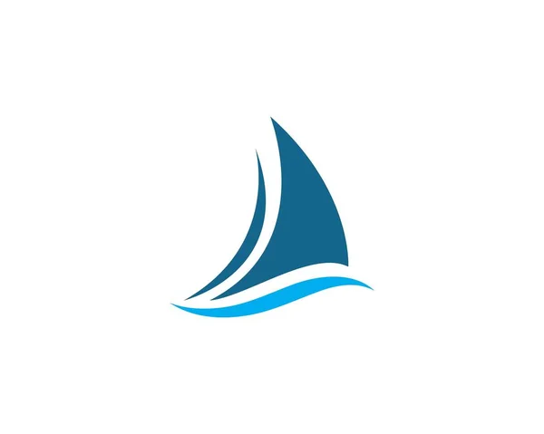 Логотип парусника — стоковый вектор