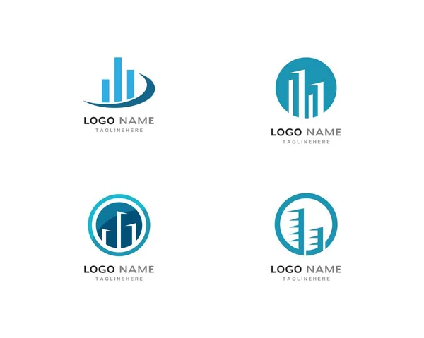 İş finansmanı profesyonel logo şablonu — Stok Vektör