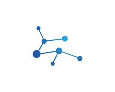 molekül Logo vektör 