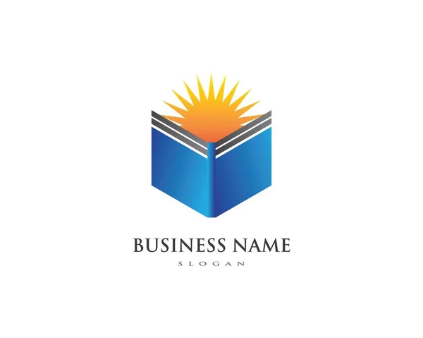 Modelo de logotipo educação — Vetor de Stock