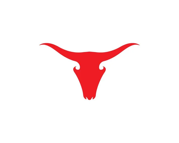 Бик Телець шаблон логотип — стоковий вектор