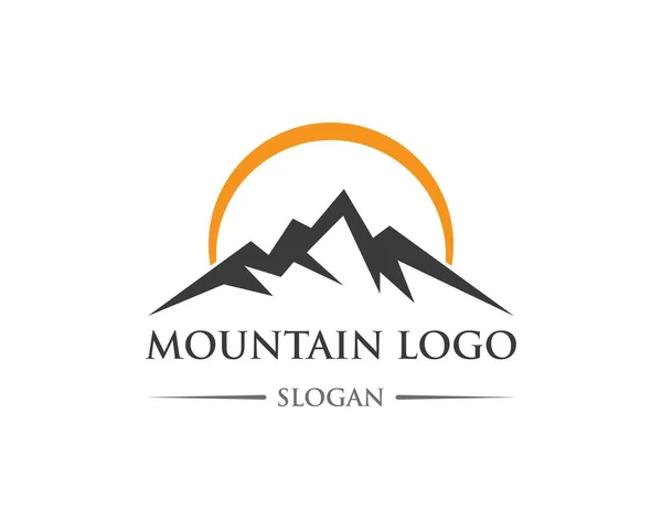 Montagne logo Template — Vettoriale Stock