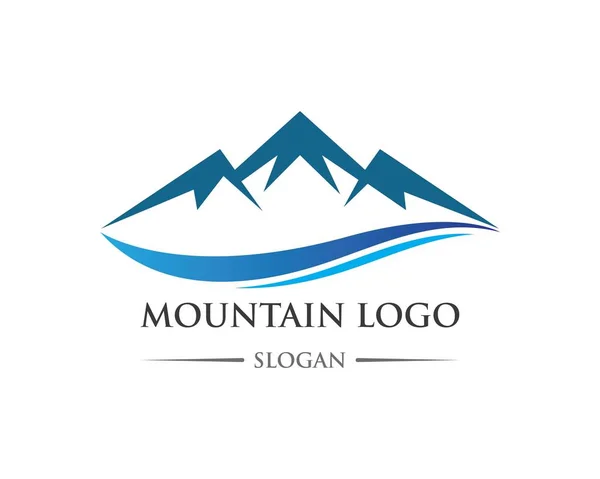 Logovorlage für Berge — Stockvektor