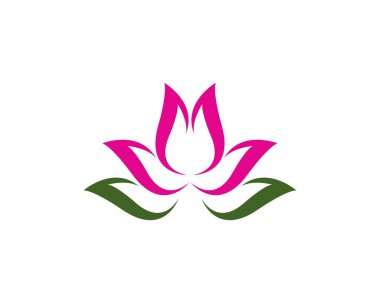  Nilüfer çiçekleri tasarımı logo şablonu simgesi