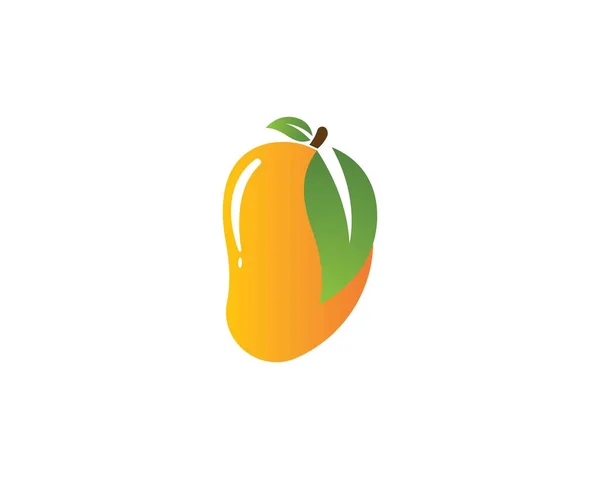 Plantilla icono de mango — Vector de stock