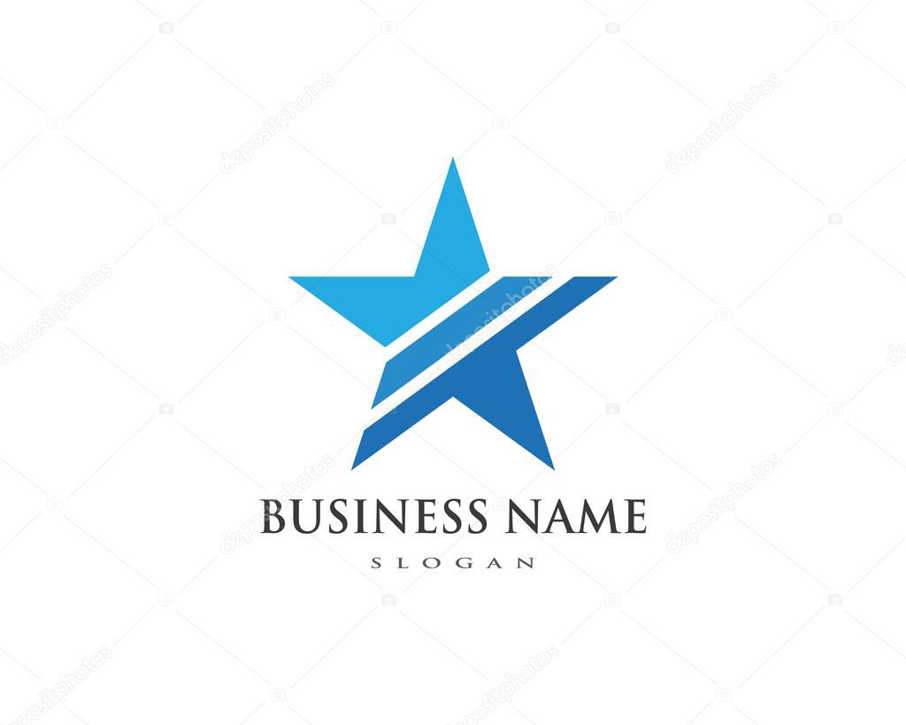 Star Logo Template vector icon illustration desig