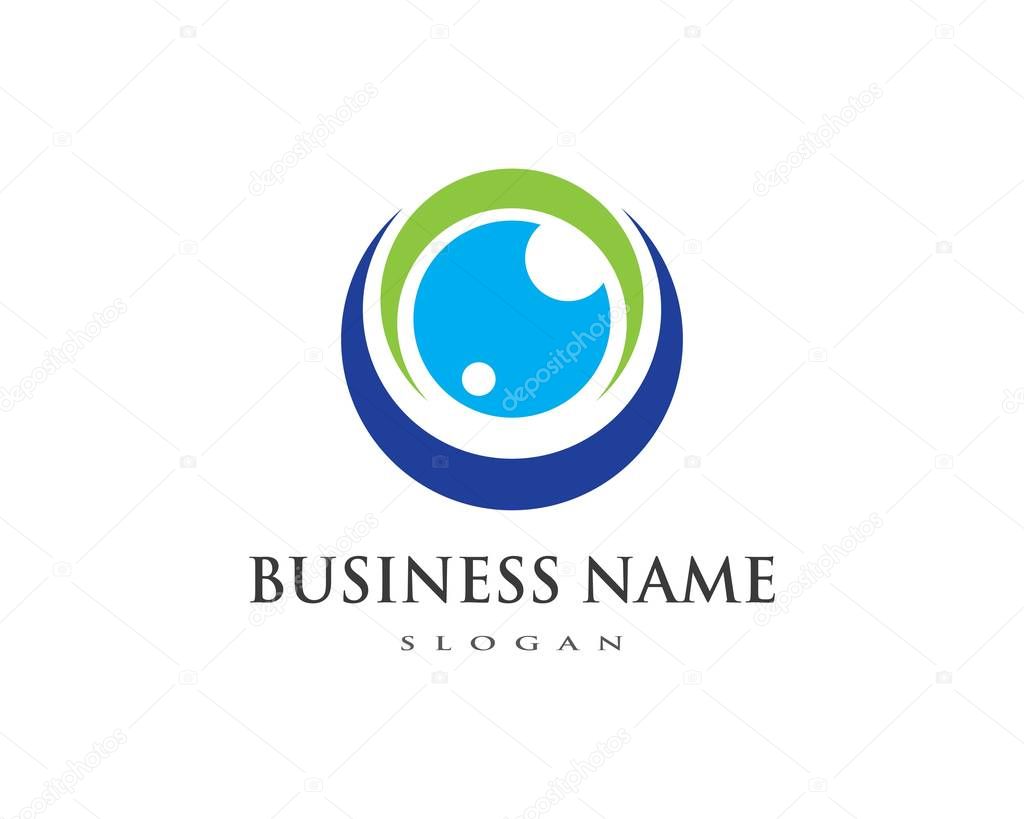 Branding Identity Corporate Eye Care vector logo design
