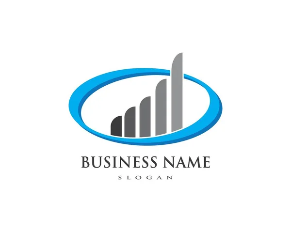 Biznes finanse profesjonalny szablon logo — Wektor stockowy