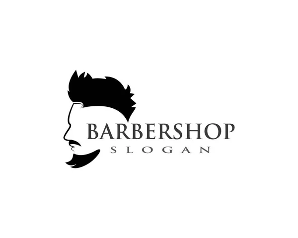 Barber shop logo vector icon — Stock Vector