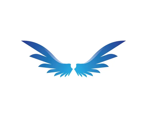 Modelo de logotipo Falcon Wing — Vetor de Stock