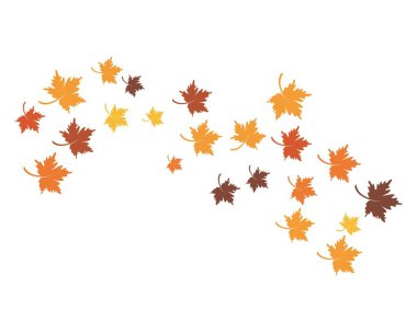 meşe yaprağı simgesi vektör tasarımı 