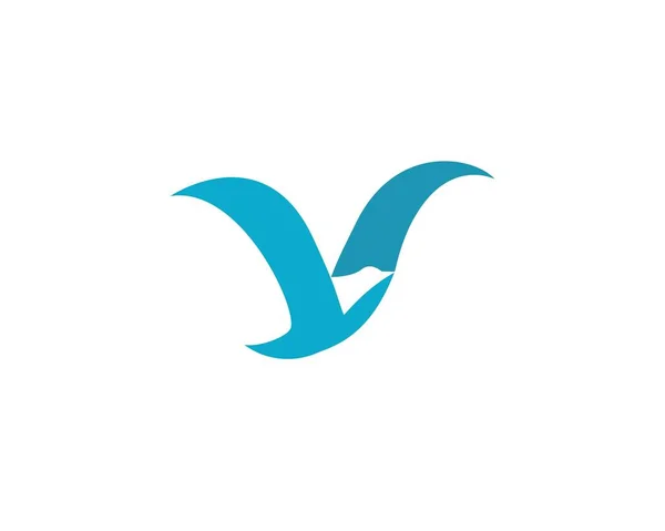Plantilla de logotipo de ala de ave — Vector de stock