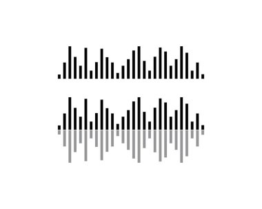 ses dalgası ilustration logosu 