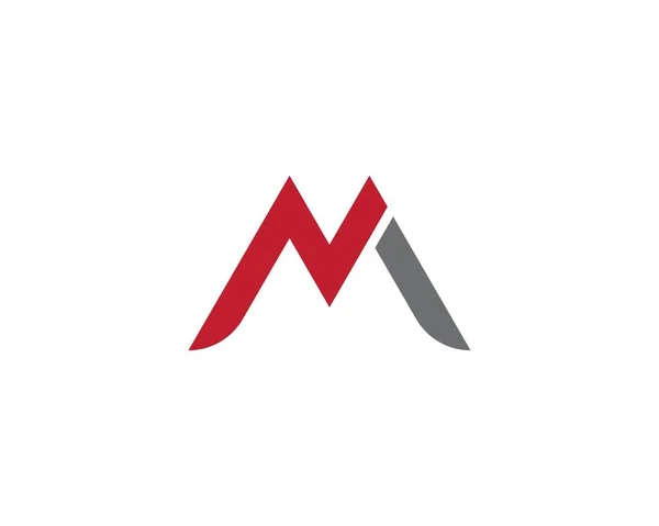 M Lettre Logo Entreprise — Image vectorielle