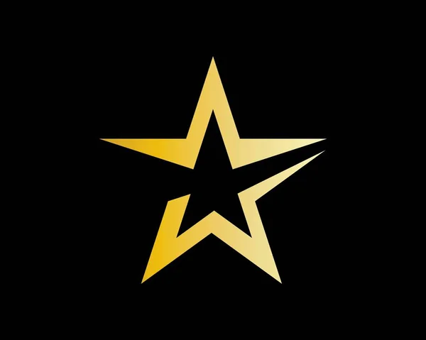 Modelo de logotipo estrela — Vetor de Stock