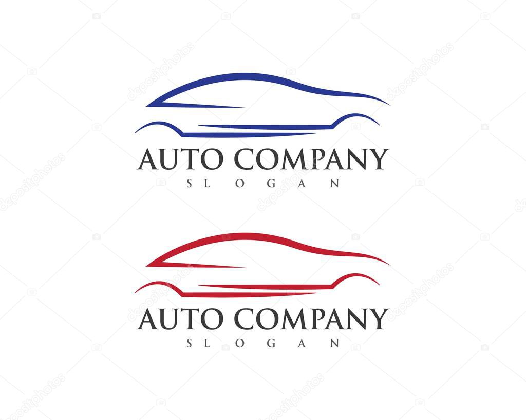 Auto car Logo Template vector icon