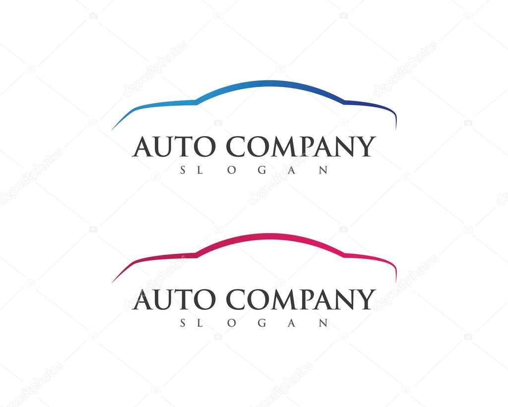 Auto car Logo Template vector icon