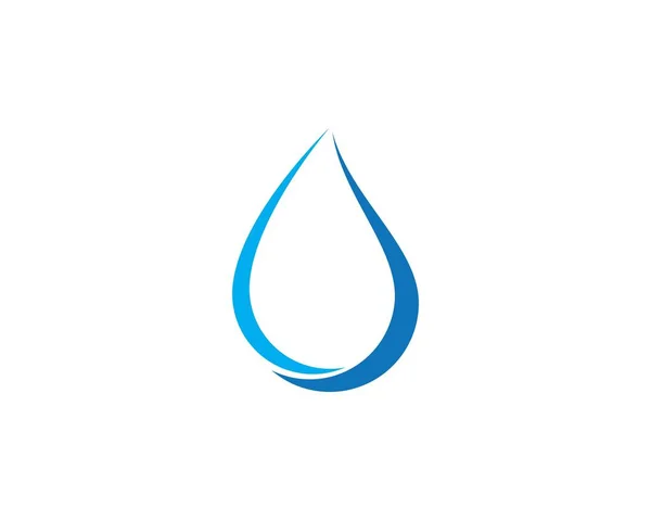 Water drop Logo Template — Stock Vector