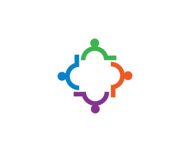 toplum hizmeti Logo şablonu 