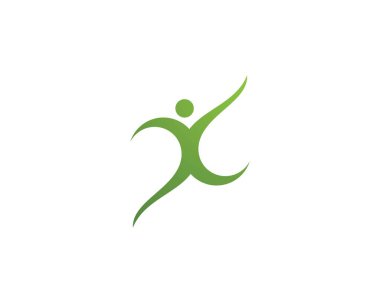 Sağlıklı Yaşam Logosu şablonu 
