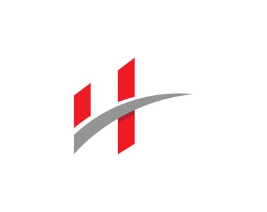 H harfi logo şablonu