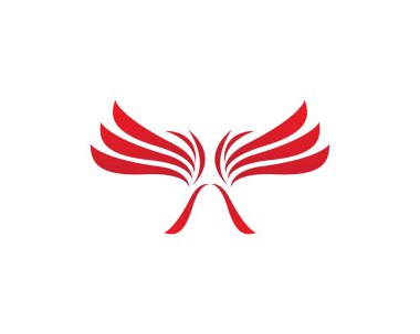 Şahin kanat Logo şablonu