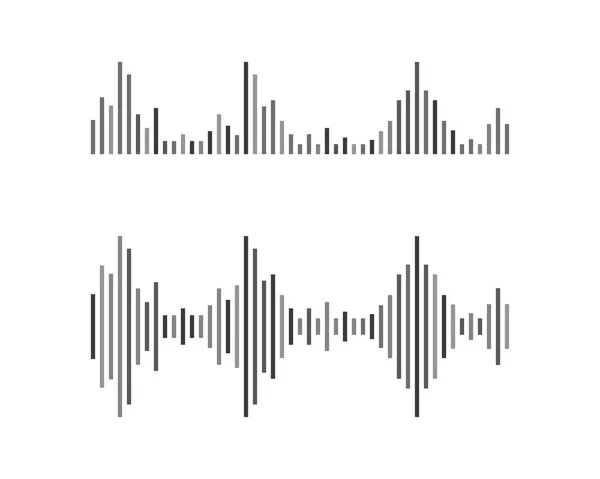 Ilustración de ondas sonoras — Vector de stock
