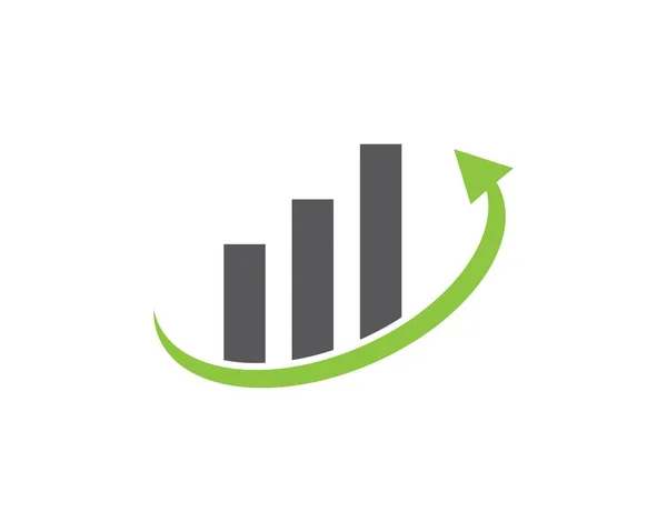 Plantilla de logotipo profesional de finanzas empresariales — Vector de stock