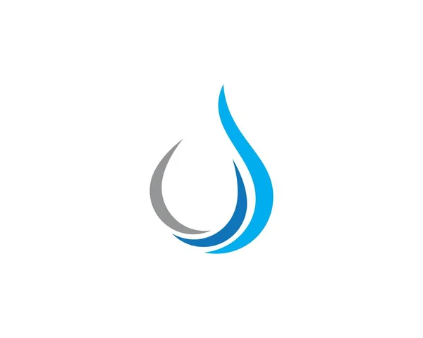 Plantilla de logotipo gota de agua — Archivo Imágenes Vectoriales