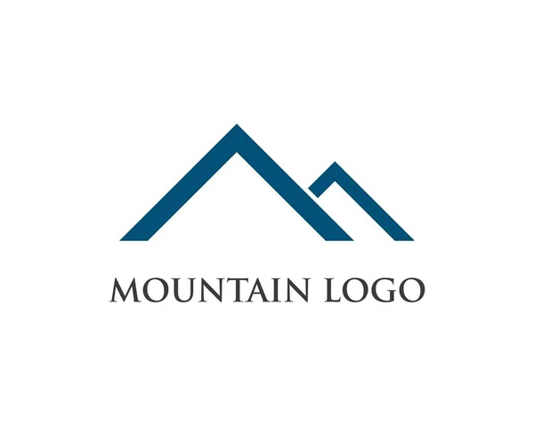 Bergen logotyp mall — Stock vektor