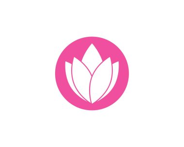  çiçek tasarım logo şablonu