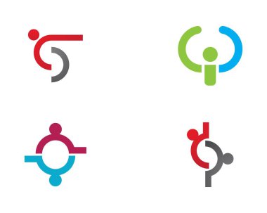 toplum hizmeti Logo şablonu 